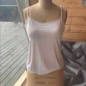 2/$12 White lined bra camisole medium